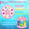 Baby Toys 6-12 Months - Musical Light Up Rotating Toys, Pink Ocean Projector for Infant 9-12-18 Month, Learning Visual & Hearing & Crawling Skill, Birthday Gifts for Toddler Boys Girls 1 2 3 Years Old view 2