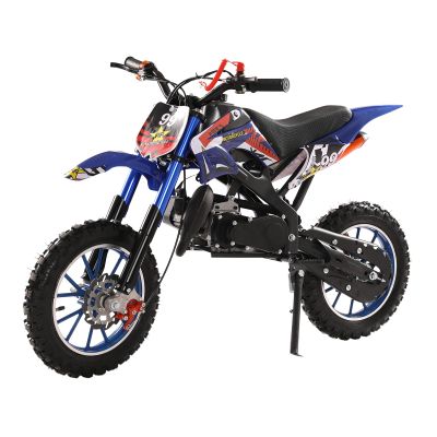 Haibinsuo 49cc 2-Stroke Kids Dirt Bike, Gas Power Motocross, Off Road Mini Motorcycle Pocket Motorbike with Front Rear Disc Brakes, Racing Max Speed 40km/H, Large, 14083092