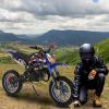 Haibinsuo 49cc 2-Stroke Kids Dirt Bike, Gas Power Motocross, Off Road Mini Motorcycle Pocket Motorbike with Front Rear Disc Brakes, Racing Max Speed 40km/H, Large, 14083092 view 4