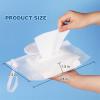 1/3Pcs Refillable Reusable Wet Tissue Holder Baby Wipes Pouch Dispenser Container Bag for Travel Stroller (3Pcs) view 4