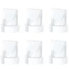 6PCS Duckbill Valves Compatible with Momcozy M5/M6 Wearable Breast Pump, Replacement Pump Parts Accessories Compatible for V2 Pro/V1 Pro Hands Free Breast Pump Parts, Not Original Mom Cozy Accessories view 1