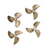 DingMotuo 1PCS TFL Three-Blade Copper Alloy Propeller - ID 6.35mm OD 67-72mm - for FSR-O 27 Competition RC Professional Racing Petrol Boat DIY (Size : 1pcs 5B15x72 CCW) view 2