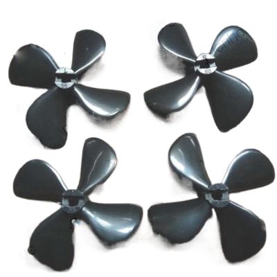 15Pairs 55MM Diameter Four-Blade CW CCW Propellers - 4MM Aperture - RC DIY Simulation/Nest/Tug Ship Model Accessories