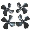 15Pairs 55MM Diameter Four-Blade CW CCW Propellers - 4MM Aperture - RC DIY Simulation/Nest/Tug Ship Model Accessories view 1