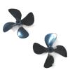 15Pairs 55MM Diameter Four-Blade CW CCW Propellers - 4MM Aperture - RC DIY Simulation/Nest/Tug Ship Model Accessories view 4