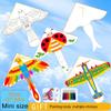 hezhuhe2258 Kites for Kids Adults Hand-Painted Blank Kite, DIY Kite with 12 Color Coloring Tool +Kite String,Educational Kite Easy Fly Kites (Color : White M1-3) view 2