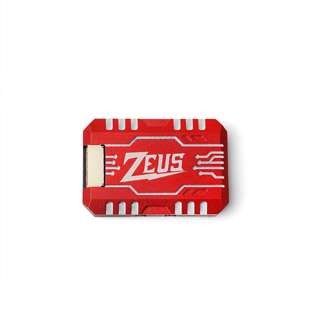 HGLRC Zeus 1.6W VTX PRO PIT/25/400/800/1.6W Switchable FPV DVR Transmitter Built-in Microphone Support OSD 20X20mm M2 Upgraded Long Range Version For FPV Racing Drone Quad (MMCX)