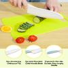 Kids Knife Set, 5 Pcs Montessori Kitchen Tools for Toddlers' Real Cooking for 3+, BPA Free Kids Safe Kitchen Cooking and Baking Set with Peeler, Cutting Board for Sandwich Bread Vegetable Fruit Gift view 4