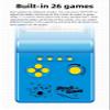 CZT Nostalgic Cube Game Console Big Screen Built-in Retro 999 in 4 Block Game Indoor/Outdoor Handheld Console Portable Electronic Brick Games Children/Students/Boyfriends view 4