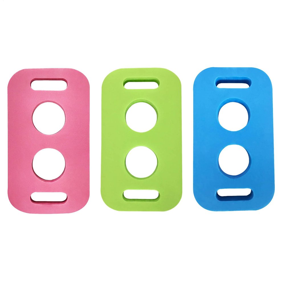 3/6 Pool Noodle Connector - Swim Noodle Connector, Lightweight Pool Noodle Accessories | Pool Noodle Connector with 2 Cross Holes, Swim Noodle Floating Connector for Water Sports (Pink+Green+Blue)