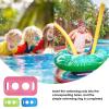 3/6 Pool Noodle Connector - Swim Noodle Connector, Lightweight Pool Noodle Accessories | Pool Noodle Connector with 2 Cross Holes, Swim Noodle Floating Connector for Water Sports (Pink+Green+Blue) view 3