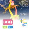 3/6 Pool Noodle Connector - Swimming Foam Stick Connector, Counting Connector Accessory, 2 Cross Attachment, Eva Swim Attachment, Water Sports Training Aid for Novices Kids (Pink+Green+Blue) view 4