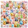 100 PCS Cute Animal Stickers,Kawaii Stickers for Kids Girls Boys,Waterproof Vinyl Stickers for Water Bottle Laptop Notebook Scrapbook Guitar Luggage view 3