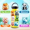 100 PCS Cute Animal Stickers,Kawaii Stickers for Kids Girls Boys,Waterproof Vinyl Stickers for Water Bottle Laptop Notebook Scrapbook Guitar Luggage view 4
