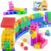 Apluses 45PCS Magnetic Blocks - Transparent Magnet Cubes, Toddler Building Blocks, Sensory Autism Gifts for Kids Ages 3+, Preschool Travel Toys for 3-5 Year Old Boys and Girls view 1