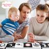 Black and White Baby Toys, High Contrast Baby Toys for Newborn, Tummy Time Toys, Newborn Toys 0-3 Months Brain Development, Soft Baby Book, Montessori Toys 0-6-12 Months Infant Sensory Toys Gift view 2