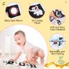 Black and White Baby Toys, High Contrast Baby Toys for Newborn, Tummy Time Toys, Newborn Toys 0-3 Months Brain Development, Soft Baby Book, Montessori Toys 0-6-12 Months Infant Sensory Toys Gift view 3