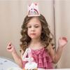 Atoden 4 Year Old Girl Birthday Gifts 4th Birthday Decorations Four Year Old Girl Rainbow Birthday Hat Birthday Headband Princess Tiara Birthday Crown Birthday Accessories for Party Photo Props view 2