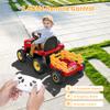 ARBELI 12V 7AH Ride on Tractor w/Tiltable Trailer & Remote Control, 2x45W Motors, Bluetooth, Music, Shifter, Electric Car for Kids Ages 2-5 (Red) view 4