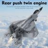 Hylukon F-22 RC Plane 2 Channel 2.4GHz Remote Control Airplane Gliding F22 Aircraft Model EPP RC Glider Toy for Adults Teen Easy to Fly Airplane Toy for Beginners view 3