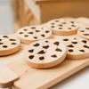 Play Cookies Set Kitchen Toy Wooden Pretend Play Cookie Birthday Gift for Kids Child Montessori Toys For Toddler Cooking Toys Playroom Decor Birthday Baby Gift Neutral Room Kids Gift 2nd 3rd view 2