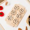 Play Cookies Set Kitchen Toy Wooden Pretend Play Cookie Birthday Gift for Kids Child Montessori Toys For Toddler Cooking Toys Playroom Decor Birthday Baby Gift Neutral Room Kids Gift 2nd 3rd view 4