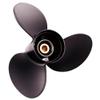 Rareelectrical Aluminum Propeller Compatible with Nissan/Tohatsu 70C Large view 3