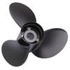 Rareelectrical New Aluminum Propeller Compatible with Suzuki Df70 13 Spline 70 40-140 Hp for Years 1998-2008 by 9411-135-14 6E5-45947-00-00 6Ek-45947-00-00 Qa3832x Diameter 13.5 Pitch 14 Blades 3 view 1