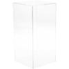 Plymor Clear Acrylic Display Case with No Base, 6" x 6" x 12" view 1