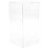 Plymor Clear Acrylic Display Case with No Base, 6" x 6" x 12" view 3