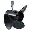 Rareelectrical New Aluminum Propeller Compatible with Yamaha 2 Stroke 15 Spline 140 1978-1979 by 9413-130-15 48-8M8026580 48-8M8027502 8M8026580 8M8027502 941415 Diameter 13 Pitch 15 Blades 4 Right view 1