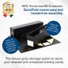 BCW QuickFold Card Storage Box for Sleeved Cards  3 Pack  Not for Toploaders  Magnetic Closure  Holds 500-1200 Sleeved or Unsleeved Cards  MTG Card Storage view 2