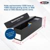 BCW QuickFold Card Storage Box for Sleeved Cards  3 Pack  Not for Toploaders  Magnetic Closure  Holds 500-1200 Sleeved or Unsleeved Cards  MTG Card Storage view 3