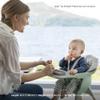 Stokke Clikk High Chair (White) with Clikk Cushion (Nordic Grey) + Travel Bag - Includes Tray & Harness - Light, Durable & Travel Friendly - Best for 6-36 Months or Up to 33 lbs view 4