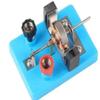 1Pc Blue DIY DC Electrical Motor Assemble KIT - STEM Science Lab Educational Physics Learning Experiment Ornaments for Electrical Motor 1 Small in Size and Light in Weight,Learning and Education view 2