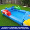 HeroKiddo Block Party Inflatable Water Slide Lightweight Premium Bounce House Combo with Detachable Pool with Air Blower Commercial Grade for Kids and Adults Basketball Hoop Outdoor Backyard Wet Dry view 4