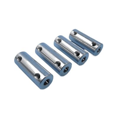 4pcs High Precision Coupler Motor Shaft Coupling Axle Connector (2mm, 2.3mm, 3mm, 3.17mm, 4mm, 5mm, 6mm), Spare Parts for DIY RC Boat Models (Size : 2.00mm-4.00mm)
