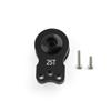 Aluminum 25T Unloading Steering Servo Horn Servo Arm RC Hobby Toy Replacement Upgraded Parts, 3-Hole Black view 1