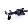 12V/24V Underwater Thruster Waterproof Motor - Equipped with 3 Blades Carbon Fiber CW CCW Propeller, Ideal for DIY ROV, Robot Model Boat, and Submarine Parts (Size : 1pc CW 1pc CCW) view 4