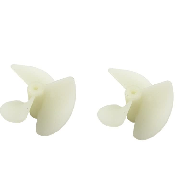 5 Pairs Boat Propeller - Available in 28mm, 36mm, and 42mm Sizes, with 3-Blades and 2mm Shaft, Made of Nylon, Suitable for RC Boats, Toy Boats, Marine Submarines, and DIY Boat Models (Size : 1Pair 36