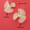 5 Pairs Boat Propeller - Available in 28mm, 36mm, and 42mm Sizes, with 3-Blades and 2mm Shaft, Made of Nylon, Suitable for RC Boats, Toy Boats, Marine Submarines, and DIY Boat Models (Size : 1Pair 36 view 3