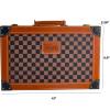 Backgammon Sets for Adults, Large Backgammon Board Games Travel Set, 15 inch Backga mon PU Leather Case, Brown view 2