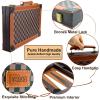 Backgammon Sets for Adults, Large Backgammon Board Games Travel Set, 15 inch Backga mon PU Leather Case, Brown view 3