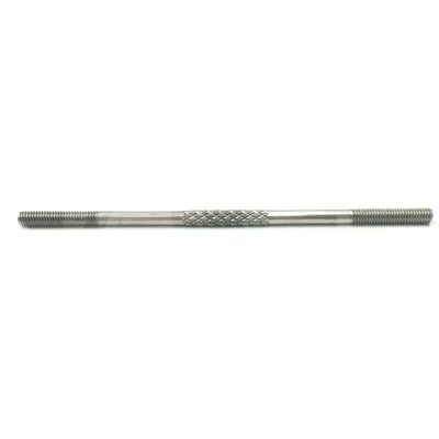 DingMotuo 10PCS M3 Connecting Rod - Stainless Steel Push Rod with Dual End Thread, Lengths from L25mm to L190mm, L14mm for RC Boat, Car, Airplane (Size : M3*L55mm)