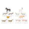 12pcs Farm Animal Replicas with Matching Montessori 3-Part Cards Language Learning Material view 3