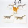 12pcs Farm Animal Replicas with Matching Montessori 3-Part Cards Language Learning Material view 4