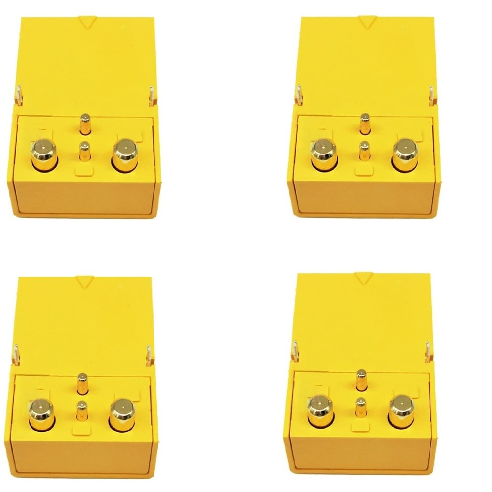 4PCS Connector 4.5mm Golden Plated Bullet Banana Plug Connector - XT90 Upgrade Right Angle Plug with Signal Pin, Ideal for RC Models (Size : 4pcs XT90IPW Male)