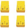 4PCS Connector 4.5mm Golden Plated Bullet Banana Plug Connector - XT90 Upgrade Right Angle Plug with Signal Pin, Ideal for RC Models (Size : 4pcs XT90IPW Male) view 1