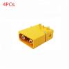 4PCS Connector 4.5mm Golden Plated Bullet Banana Plug Connector - XT90 Upgrade Right Angle Plug with Signal Pin, Ideal for RC Models (Size : 4pcs XT90IPW Male) view 3