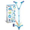 Kids Karaoke Machine with Stand,Kids Microphone Flashing Stage Lights Adjustable Stand Gift for Age 3+ Years Old Children (Double Blue) view 1